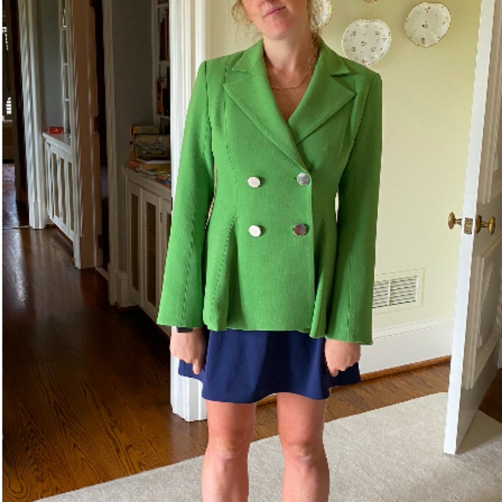 Pink Tartan - be the hit of the room!! Gree blazer